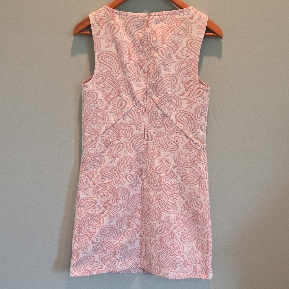 Victoria Beckham For Target Limited Release Pink Jacquard Sleeveless Dress XS - Picture 10 of 16